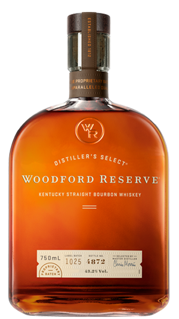 Woodford Reserve Kentucky Straight Bourbon Whiskey Bottle