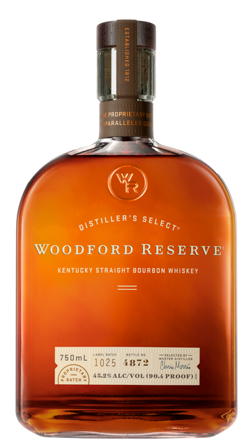 Woodford Reserve Kentucky Straight Bourbon Whiskey Bottle