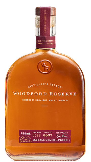 Woodford Reserve Kentucky Straight Wheat Whiskey Bottle.