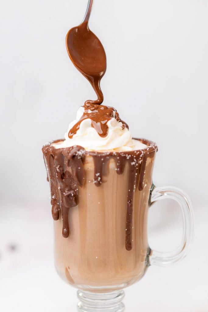 Bourbon hot cocoa