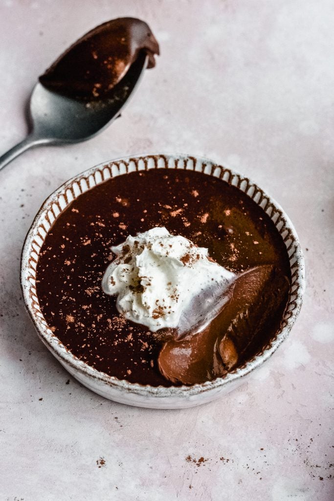 Chocolate Bourbon Pots de Creme