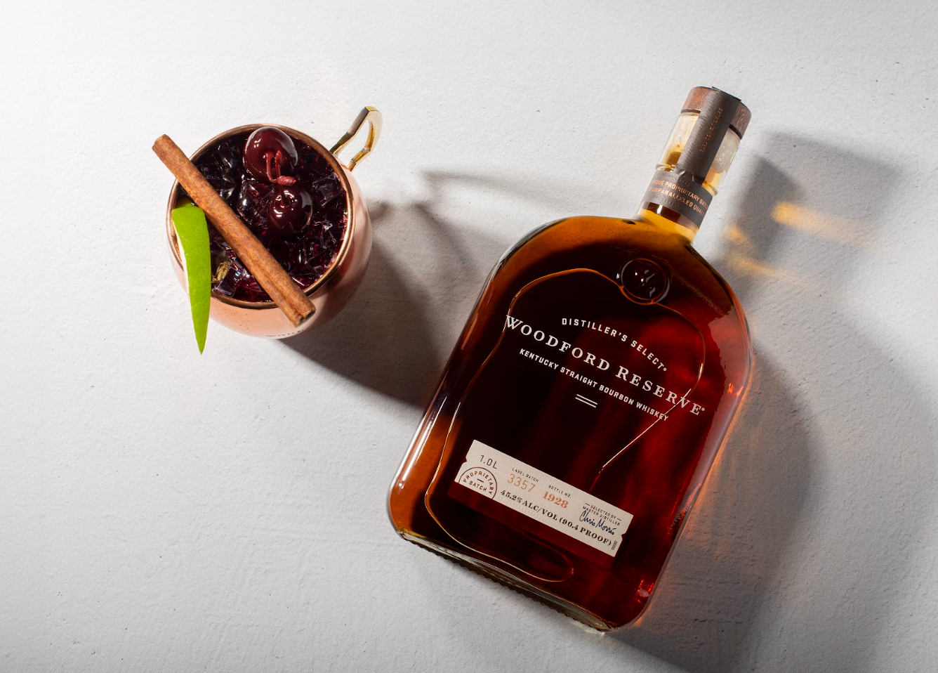 Spiced Cherry Mule Woodford Reserve